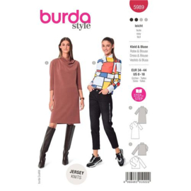 5989 Burda Naaipatroon | Jurk en blouse