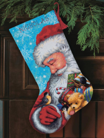 Santa and Toys Stocking Dimensions