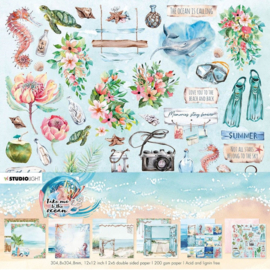 Take Me To The Ocean Paperset | Take Me To The Ocean | Background Paper  | Studio Light