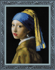 Girl With A Pearl Earring / Meisje Met De parel | J. Vermeer's Painting | Aida Telpakket | Riolis