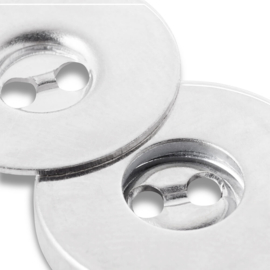 19mm zilver  | 3 stuks Magneetknopen | Prym