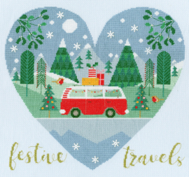 Wild At Heart: Festive Travels | Aida telpakket | Bothy Threads