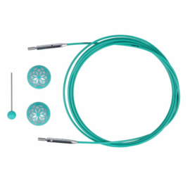 150cm Teal kabel | The Mindful Collection | KnitPro