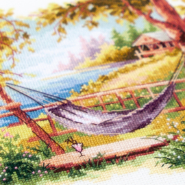 Take time to relax - aida - Magic Needle telpakket