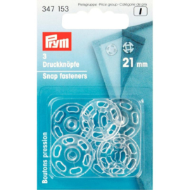 21mm Sew-On Snap Fasteners Prym