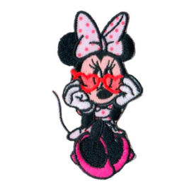 Minnie Mouse with Sunglasses Applique Patch