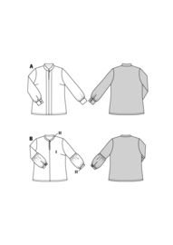 5839 Burda Naaipatroon | Blouse in variatie