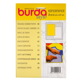 Yellow/White Tracing Carbon Paper Burda