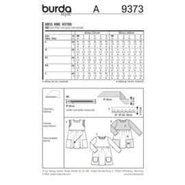 9373 Burda Naaipatroon - Jurk in variaties