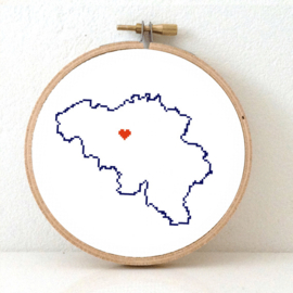 Belgium Cross Stitch Pattern 
