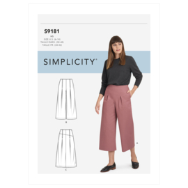 9181 U5 Simplicity Naaipatroon | Broek en Rok 42-50