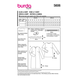 5606 Burda naaipatroon - Jurk & Trui