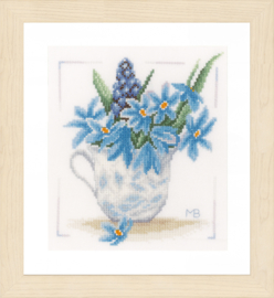 Marjolein Bastin Blue Flowers Lanarte Telpakket