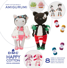 No. 9 Happy cotton boekje - 8 Patronen - DMC