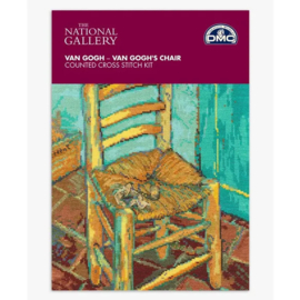 van Gogh's chair Vincent van Gogh - aida - DMC telpakket the National Gallery