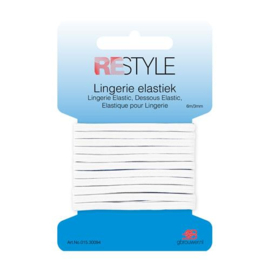 Wit 3mm 6 meter Lingerie elastiek | ReStyle
