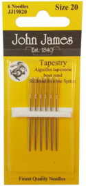 Size 20 Tapestry Needles John James 