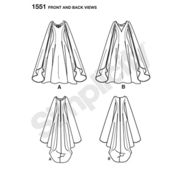 1551 U5 Simplicity Sewing Pattern 42-50