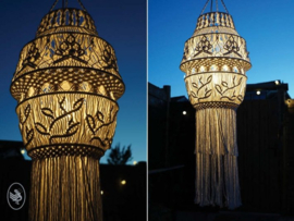 Garden Summer Macramé Lamp Durable Rope