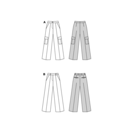 5621 Burda naaipatroon - Pantalon in variatie