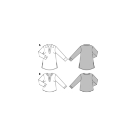 6633 Burda Naaipatroon | Tuniek in variaties