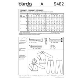 9482 Burda Naaipatroon | Trui en broek in variaties