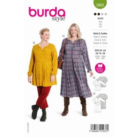 5865 Burda Naaipatroon | Jurk en tuniek