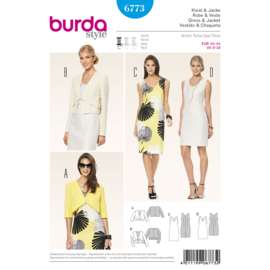 6773 Burda Patroon | Jurk en jasje in variaties