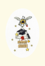 Could Not Bee Prouder Aida Card Bothy Threads by Eleanor Teasdale Cross Stitch Kit