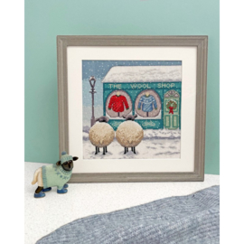 The wool shop aida - Bothy Threads telpakket - by Lucy Pittaway