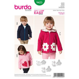 9425 Burda Naaipatroon - Jas in variaties