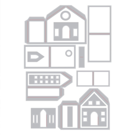 Paper village | Thinlits snijmal | Tim Holtz | Sizzix