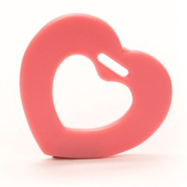 Pink Heart Teether Durable