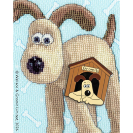 Alright, Pooch!  - Wallace & Gromit needle minder - Bothy Threads