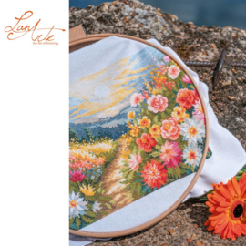 A walk through colour - evenweave - Lanarte telpakket