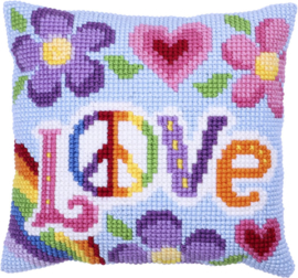 Love Always Voorbedrukt Kruissteekkussen - Needleart Art