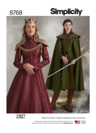 8768 H5 Simplicity Sewing Pattern | Fantasy Costume 32-40