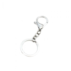 Chrome Musketon Hook Key Ring