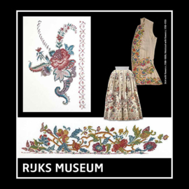 Rijks Museum Skirt With Flowers ca. 1700-1800 | Wastcoat With Flowers ca. 1730-1739  | Eavenwave | Thea Gouveneur