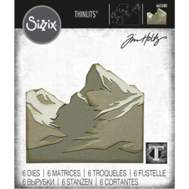 Mountain top | Thinlits | Tim Holtz | Sizzix