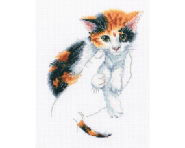 Warmth In Palms Cat (Kitten) | Aida Borduurpakket | RTO