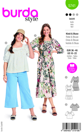 5741 Burda Naaipatroon | Jurk en blouse