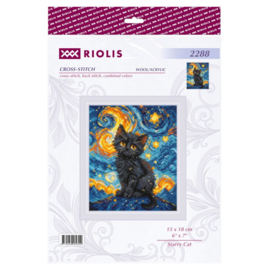 Starry cat aida telpakket - Riolis