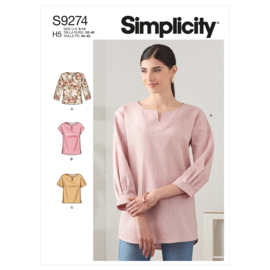S9274 U5 Simplicity Naaipatroon | Top in variaties maat 42 - 50