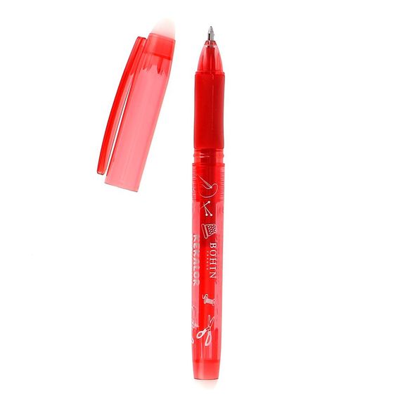 Rode Kekalor 2in1 uitwisbare thermo-gevoelige pen - Bohin