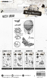 Time Flies Clear Stamps | Vintage Treasures | Studio Light