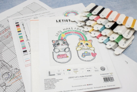 Let's Make Friends! | Aida telpakket | Leti Stitch