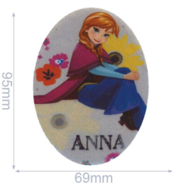Anna Sitting Frozen Iron On Applique