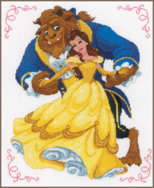 Beauty and the Beast Aida Disney Vervaco Embroidery Kit