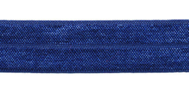 Blauw 20mm - Elastisch Biaisband
